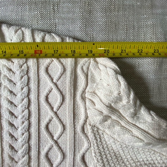 L.L.Bean Fisherman Cable Knit Organic Cotton Crew Neck Sweater-Sz XL/XXL - Picture 14 of 16